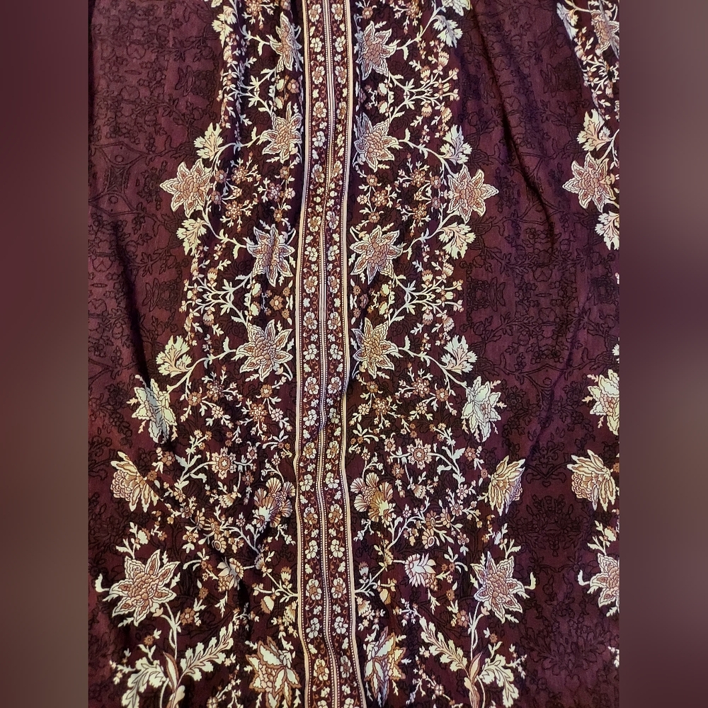 Vanity Gypsy Flowy Whimsigoth Fairy Floral Maxi Dress - Picture 8 of 10
